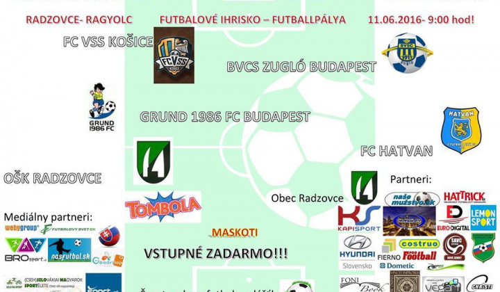 X. Medzinárodný futbalový turnaj U15 / Nemzetközi Ifjúsági Futba