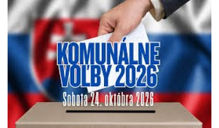 Fotka pre článok Komunálne voľby 24.10.2026 INFORMÁCIE